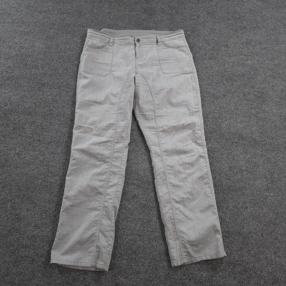 Kuhl Pants Womens 16 Gray Cabo Lightweight Twill Chino Straight Stretch Travel